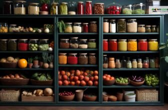how to organize a pantry with deep shelves